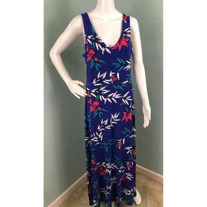 NWT Women's St. Tropez West Floral Sleeveless Maxi Dress Sz Large